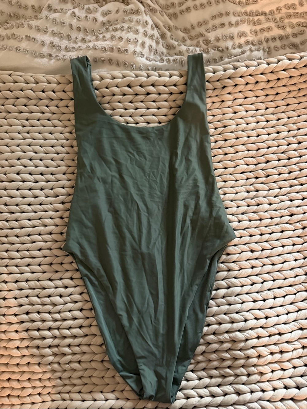 Aerie Olive Green One-Piece Swimsuit